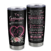 Personalized To My Goddaughter From Godmother Tumbler Once Upon A Time Birthday Graduation Gifts For Goddaughter Gifts Christmas Custom Stainless Steel Cup Travel Mug | siriusteestore