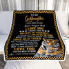 Personalized To My Goddaughter Gifts Blanket From Aunt Uncle This Old Tiger Love You Goddaughter Birthday Gifts Graduation Christmas Customized Fleece Blanket | siriusteestore