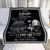 Personalized To My Goddaughter Gifts Blanket From Godfather Wherever Your Journey In Life Goddad Goddaughter Birthday Gifts Christmas Customized Fleece Blanket | siriusteestore