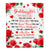 Personalized To My Goddaughter Gifts Blanket From Godmother Rose Flower Present For Adult Birthday Gifts For Goddaughter Christmas Custom Fleece Blanket | siriusteestore