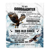 Personalized To My Goddaughter Gifts Blanket From Godmother Whenever Eagle Unique Birthday Gifts For Goddaughter Graduation Christmas Custom Fleece Blanket | siriusteestore