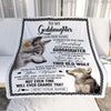 Personalized To My Goddaughter Gifts Blanket From Godmother Whenever Wolf Unique Birthday Gifts For Goddaughter Graduation Christmas Custom Fleece Blanket | siriusteestore