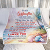 Personalized To My Goddaughter Gifts Blanket From Godmother Wherever Your Journey In Life Beach Goddaughter Birthday Gifts Warm Customized Fleece Blanket | siriusteestore