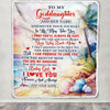 Personalized To My Goddaughter Gifts Blanket From Godmother Wherever Your Journey In Life Beach Goddaughter Birthday Gifts Warm Customized Fleece Blanket | siriusteestore