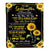 Personalized To My Goddaughter Gifts Blanket From Godmother Wherever Your Journey In Life Sunflower Goddaughter Birthday Gifts Customized Fleece Throw Blanket | siriusteestore