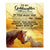 Personalized To My Goddaughter Gifts From Aunt Uncle Don't Give Up Horse Gifts For Goddaughter Birthday Graduation Christmas Customized Fleece Throw Blanket | siriusteestore