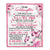 Personalized To My Goddaughter Gifts From Godmother Blanket I Love You Butterfly Birthday Gifts For Goddaughter Graduation Christmas Fleece Throw Blanket | siriusteestore