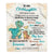 Personalized To My Goddaughter Gifts From Godmother Dinosaur Letter I Hugged This Gifts For Goddaughter Birthday Graduation Christmas Custom Fleece Blanket | siriusteestore