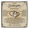 Forever Love Necklace 14K White Gold Finish | 1 | Personalized To My Goddaughter Gifts From Godmother Goddaughter Birthday Gifts Jewelry For Women Goddaughter Pendant Necklace Christmas Gift Box Message Card | https://siriusteestore.