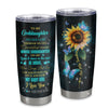 Personalized To My Goddaughter Gifts From Godmother Godfather Tumbler Sunflower Ideas For Grown Goddaughter Birthday Gifts Graduation Christmas Custom Cup Travel Mug | siriusteestore
