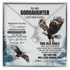 Alluring Beauty Necklace 14K White Gold Finish | 1 | Personalized To My Goddaughter Gifts Necklace From Godmother Whenever Eagle Unique Birthday Gifts For Goddaughter Christmas Jewelry Gift Box Message Card | https://siriusteestore.