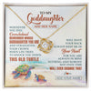 Love Knot Necklace 18K Yellow Gold Finish | 1 | Personalized To My Goddaughter Gifts Necklace From Godmother Whenever Turtle Unique Birthday Gifts For Goddaughter Christmas Custom Gift Box Message Card | https://siriusteestore.