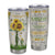 Personalized To My Goddaughter Tumbler From Godmother Aunt Stainless Steel Cup Never Forget That I Love You Sunflower Goddaughter Birthday Christmas Travel Mug | siriusteestore