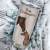Personalized To My Goddaughter Tumbler From Godmother Stainless Steel Cup This Old Horse Love You Goddaughter Birthday Graduation Christmas Custom Travel Mug | siriusteestore