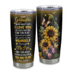 Personalized To My Goddaughter Tumbler From Godmother Sunflower Stainless Steel Cup Never Forget That I Love You Goddaughter Gift Birthday Christmas Travel Mug | siriusteestore