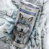 Personalized To My Goddaughter Tumbler From Godmother Uncle Stainless Steel Cup I Close My Eyes For But A Moment Wolf Goddaughter Birthday Gifts Christmas Travel Mug | siriusteestore