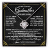 Love Knot Necklace 14K White Gold Finish | 1 | Personalized To My Godmother Necklace Gifts Meaningful Gift To Aunt From Niece Without You There Is No Me Mothers Day Godmother Birthday Gift Box Message Card | https://siriusteestore.