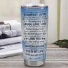 Personalized To My Godson Eagle Tumbler From Godmother Stainless Steel Cup Never Forget That I Love You Godson Gift Birthday Graduation Christmas Travel Mug | siriusteestore