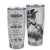 Personalized To My Godson From Godmother Godfather Stainless Steel Tumbler Cup You Will Never Lose Wolf Godson Birthday Graduation Christmas Travel Mug | siriusteestore