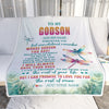 Personalized To My Godson Gifts Blanket From Godmother Uncle Godmother Whenever You Feel Dragonfly Godson Birthday Gifts Graduation Christmas Fleece Blanket | siriusteestore