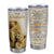 Personalized To My Godson Tumbler From Godfather Uncle Stainless Steel Cup Lion Never Feel That You Are Alone Great Godson Birthday Christmas Travel Mug | siriusteestore