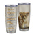 Personalized To My Godson Tumbler From Godmother Aunt Stainless Steel Cup Lion Never Feel That You Are Alone Great Godson Birthday Christmas Travel Mug | siriusteestore