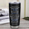 Personalized To My Godson Tumbler From Godmother Aunt Uncle Stainless Steel Cup Whenever You Feel Wolf Godson Birthday Gifts Graduation Christmas Custom Travel Mug | siriusteestore
