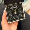 Alluring Beauty Necklace 18K Yellow Gold Finish | 2 | Personalized To My Gorgeous Soulmate Necklace From Husband My Life My Love Wife Birthday Wedding Valentines Day Christmas Customized Gift Box Message Card | siriusteestore