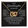 Interlocking Hearts Necklace 18K Yellow Gold Finish | 1 | Personalized To My Granddaughter Birthday Gifts From Granparents Always Love You Granddaughter Gifts Necklace Jewelry Christmas Custom Gift Box Message Card | siriusteestore.myshopify