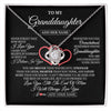 Love Knot Necklace 14K White Gold Finish | 1 | Personalized To My Granddaughter Birthday Gifts From Granparents Always Love You Granddaughter Gifts Necklace Jewelry Christmas Custom Gift Box Message Card | siriusteestore.myshopify