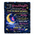 Personalized To My Granddaughter Blanket From Grandma Grandpa Inside This Blanket Sleeping Moon Granddaughter Birthday Christmas Customized Bed Fleece Blanket | siriusteestore