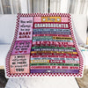 Personalized To My Granddaughter Blanket From Grandma Grandpa Wood You Mean Yo Me Baby Girl Birthday Graduation Christmas Customized Gift Fleece Blanket | siriusteestore