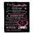 Personalized To My Granddaughter From Grandpa Papa Blanket Once Upon A Time Birthday Graduation Gifts For Granddaughter Gifts Christmas Custom Fleece Blanket | siriusteestore