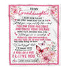 Personalized To My Granddaughter Gifts Blanket From Grandma Butterfly My Only Wish For You Granddaughter Birthday Gifts Graduation Christmas Fleece Blanket | siriusteestore