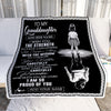 Personalized To My Granddaughter Gifts Blanket From Grandma Grandpa I Wish You The Strength Granddaughter Birthday Gifts Christmas Graduation Fleece Blanket | siriusteestore