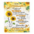 Personalized To My Granddaughter Gifts Blanket From Grandma Grandpa I Wish You The Strength Sunflower Granddaughter Birthday Gifts Christmas Fleece Blanket | siriusteestore