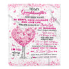 Personalized To My Granddaughter Gifts Blanket From Grandma Grandpa Tree I Love You Always Granddaughter Birthday Gifts Mothers Day Christmas Fleece Blanket | siriusteestore