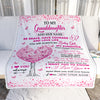 Personalized To My Granddaughter Gifts Blanket From Grandma Grandpa Tree I Love You Always Granddaughter Birthday Gifts Mothers Day Christmas Fleece Blanket | siriusteestore
