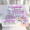 Personalized To My Granddaughter Gifts Blanket From Grandma Grandpa Wherever Your Journey In Life Dragonfly Granddaughter Birthday Gifts Custom Fleece Blanket | siriusteestore