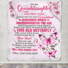 Personalized To My Granddaughter Gifts Blanket From Grandma Whenever Butterfly Unique Birthday Gifts For Granddaughter Graduation Christmas Fleece Blanket | siriusteestore