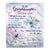 Personalized To My Granddaughter Gifts From Grandma Blanket Don't Give Up Dragonfly Gifts For Granddaughter Birthday Graduation Christmas Fleece Blanket | siriusteestore