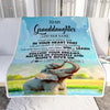 Personalized To My Granddaughter Gifts From Grandma Blanket Don't Give Up Elephant Gifts For Granddaughter Birthday Graduation Christmas Fleece Blanket | siriusteestore