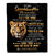 Personalized To My Granddaughter Gifts From Grandma Nana Blanket Old Lion Love You Granddaughter Birthday Gifts Graduation Christmas Custom Fleece Blanket | siriusteestore