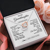 Interlocking Hearts Necklace Stainless Steel & Rose Gold Finish | 2 | Personalized To My Granddaughter Gifts From Grandma Necklace I Love You Thoughtful Keepsake Gift Granddaughter Birthday Christmas Custom Gift Box Message Card | https://siriusteestore.