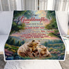 Personalized To My Granddaughter Gifts From Grandma Papa Blanket Don't Give Up Bear Gifts For Granddaughter Birthday Graduation Christmas Fleece Blanket | siriusteestore