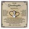Alluring Beauty Necklace 14K White Gold Finish | 1 | Personalized To My Granddaughter Gifts From Grandpa Granddaughter Birthday Gifts Jewelry Women Granddaughter Pendant Necklace Christmas Gift Box Message Card | https://siriusteestore.