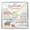 Forever Love Necklace 18K Yellow Gold Finish | 1 | Personalized To My Granddaughter Gifts Necklace From Grandma Whenever Turtle Unique Birthday Gifts For Granddaughter Christmas Custom Gift Box Message Card | https://siriusteestore.