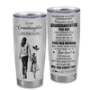Personalized To My Granddaughter Gifts Tumbler From Grandma Nana Whenever Woman Unique Birthday Gifts For Granddaughter Graduation Christmas Custom Stainless Steel Mug | siriusteestore
