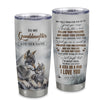 Personalized To My Granddaughter Gifts Tumbler From Grandma Wolf My Only Wish For You Granddaughter Birthday Gifts Graduation Christmas Custom Stainless Steel Mug | siriusteestore