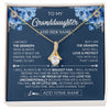 Alluring Beauty Necklace 18K Yellow Gold Finish | 1 | Personalized To My Granddaughter Necklace From Grandpa Proud Of You Birthday Gifts For Granddaughter Jewelry Gifts Christmas Custom Gift Box Message Card | https://siriusteestore.